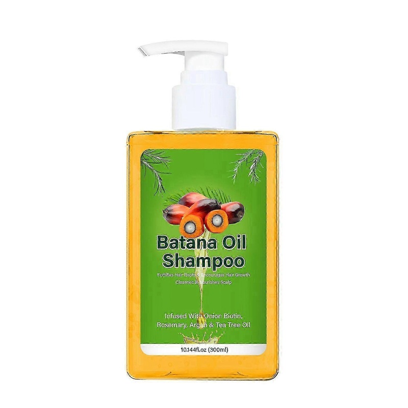 2025 Batana Oil Shampoo for Hair Growth, Nourishing & Rejuvenating Rosemary Shampoo for Softness & Volume, Reduces Hair Loss for Women & Men, 300ML