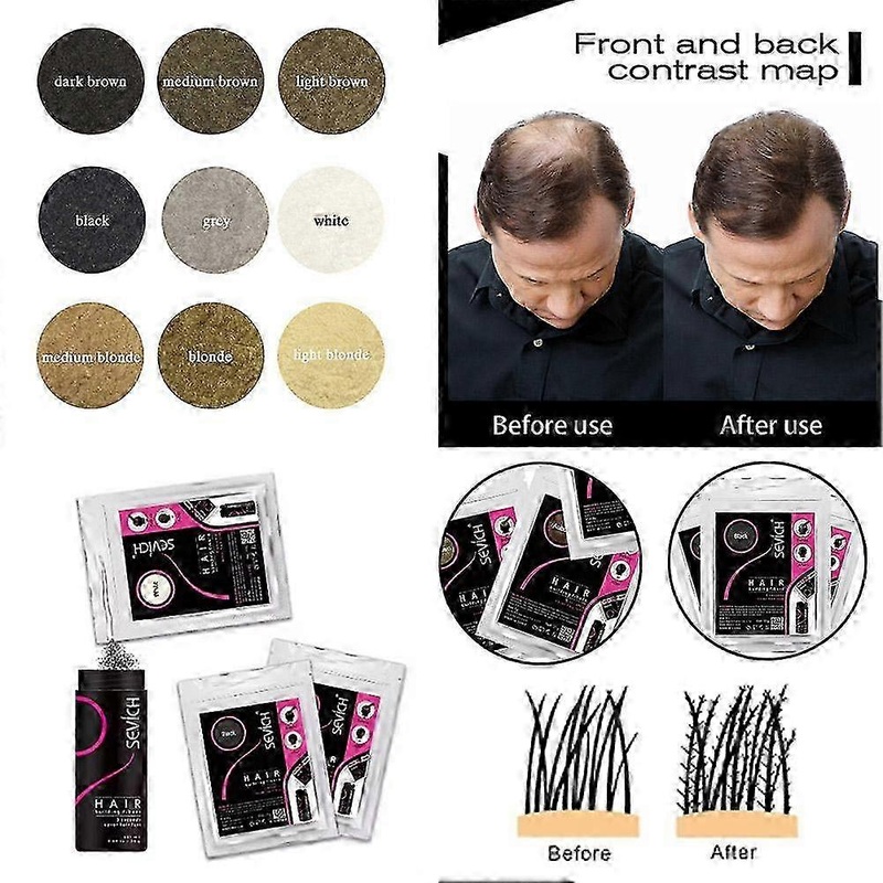 2025 Hair Building Fibers Refill Bag Hair Plant Fiber 25g
