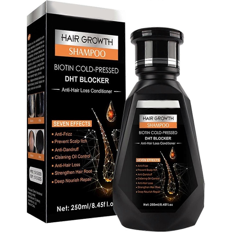 250ml Ginger shampoo for hair cleaning, hair stabilization, hair care, Hair growth shampoo
