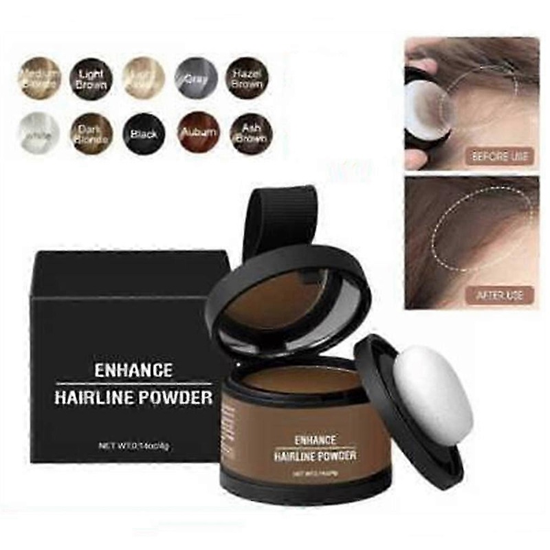 Hairline Sculpting Shadow Powder, Perfect For Hiding High Foreheads, Sculpting Sideburns, Hairline Contouring