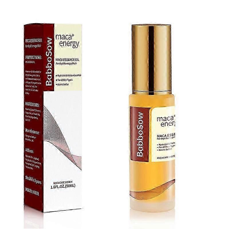 Moroccan Argan Oil for Dry Damaged Hair, Natural Argan Oil Hair Oil, Collagen Care Essence for Deep Repair Treatment, 50ML