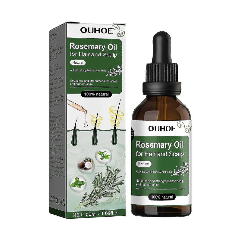 Rosemary Oil For Hair And Scalp-hair Oil For Hair Loss To Stimulate Hair Growth With Castor Oil 50 Ml Fk