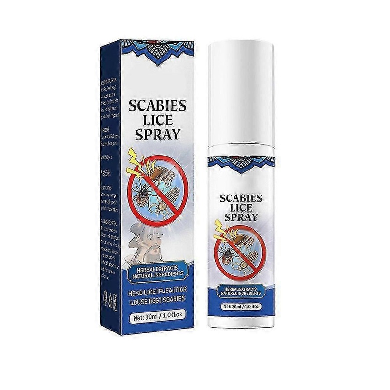 1-3pcs 30ml Scabies Lice Removal Spray For Head Lice Removal Head Lice Removal Spray (PrettyJ)