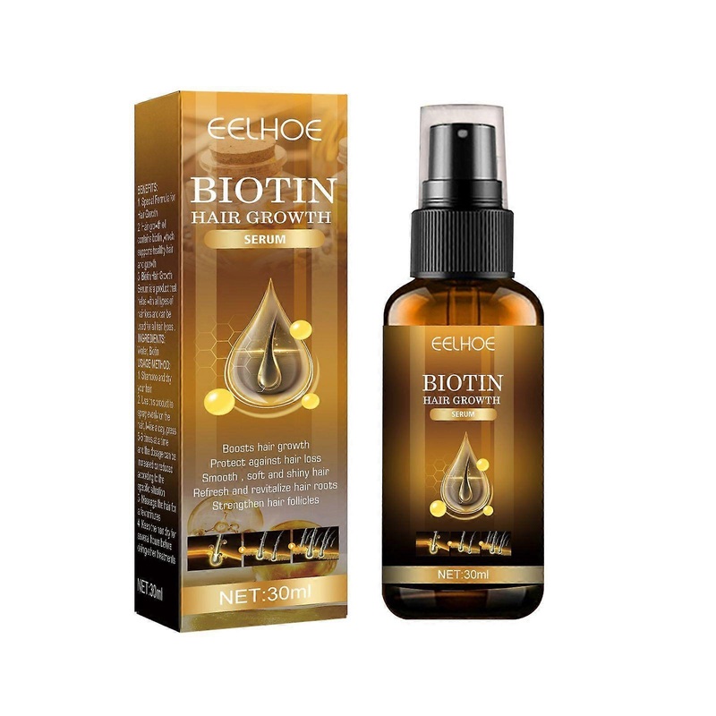 1x Biotin Hair Growth Spray Anti Hair Loss Fast Regrowth Scalp Treatment Hair Care Serum
