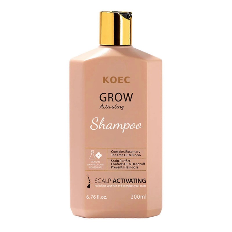 200ML Growth Activating Shampoo – Prevents Hair Loss, Moisturizes and Nourishes, Scalp Care, Oil Control Shampoo