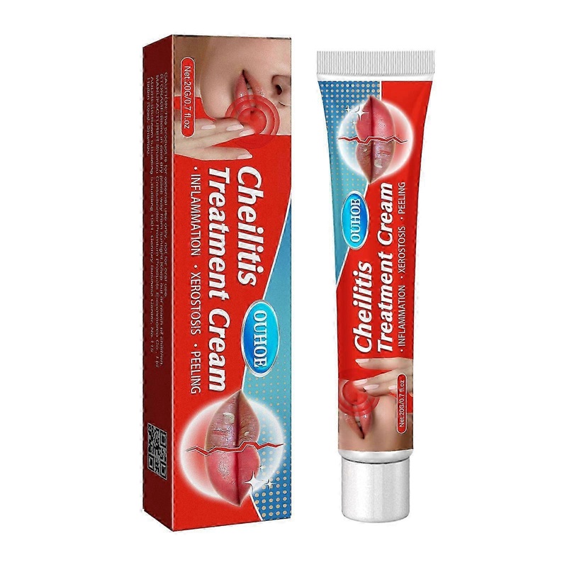 20g Lip Balm Cheilitis Treatment Cream Remove Dark Oil Moisturizing Lips Repairing Anti-cracking
