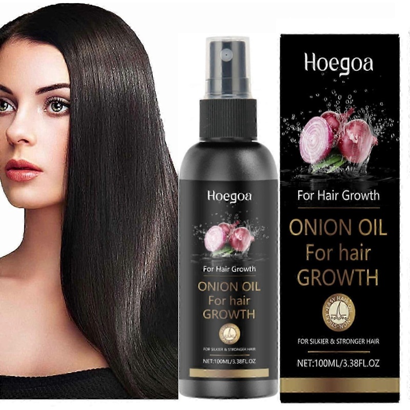 Onion Oil for Hair Growth, Hair Regrowth Treatments, Anti-Hair Loss and Strengthen Hair Roots, Nourishing and Moisturizing Hair
