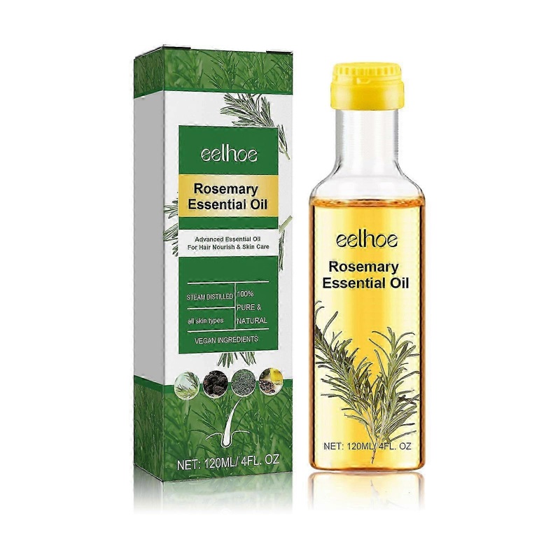 1/2/3pcs Organic Rosemary Essential Oil For Hair Growth Repairing Damaged Hair Rosemary Oil Shiny And Soft 120ml