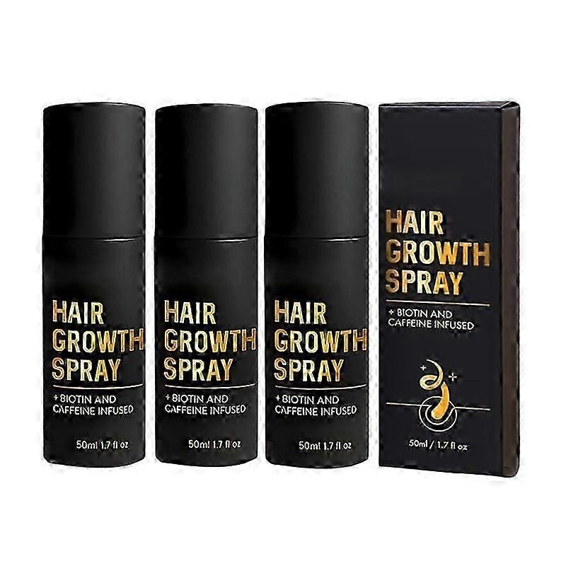 1-3x Hair Growth, Hair Growth Spray, Promotes Thicker, Fuller Hair For Women Men All Hair Types, Hair Thickening Sprays With Natural Ingredients