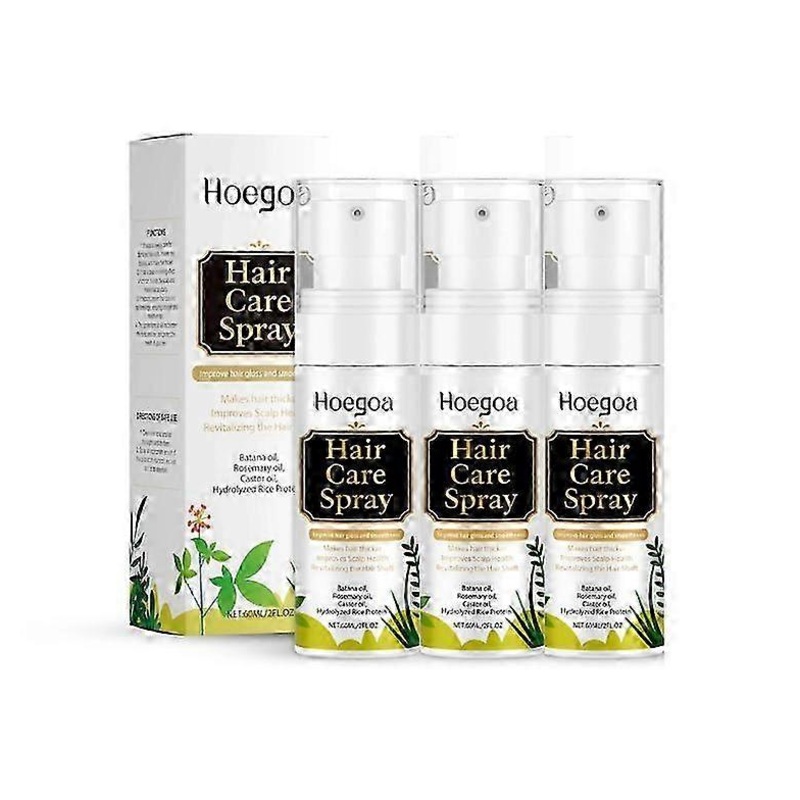 1-5x Natural Hair Growth Oil Spray, Hair Growth Serum With Batana, Rosemary Castor Oil, Hydrolyzed Rice, Scalp Care Treatment – Thinning Hair Regrow
