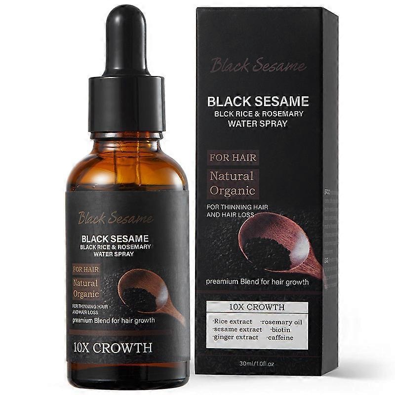 Organic Black Sesame Hair Oil – 30ml for Hair Growth, Non-Greasy Repair with Sesame Oil, for All Types of Hair