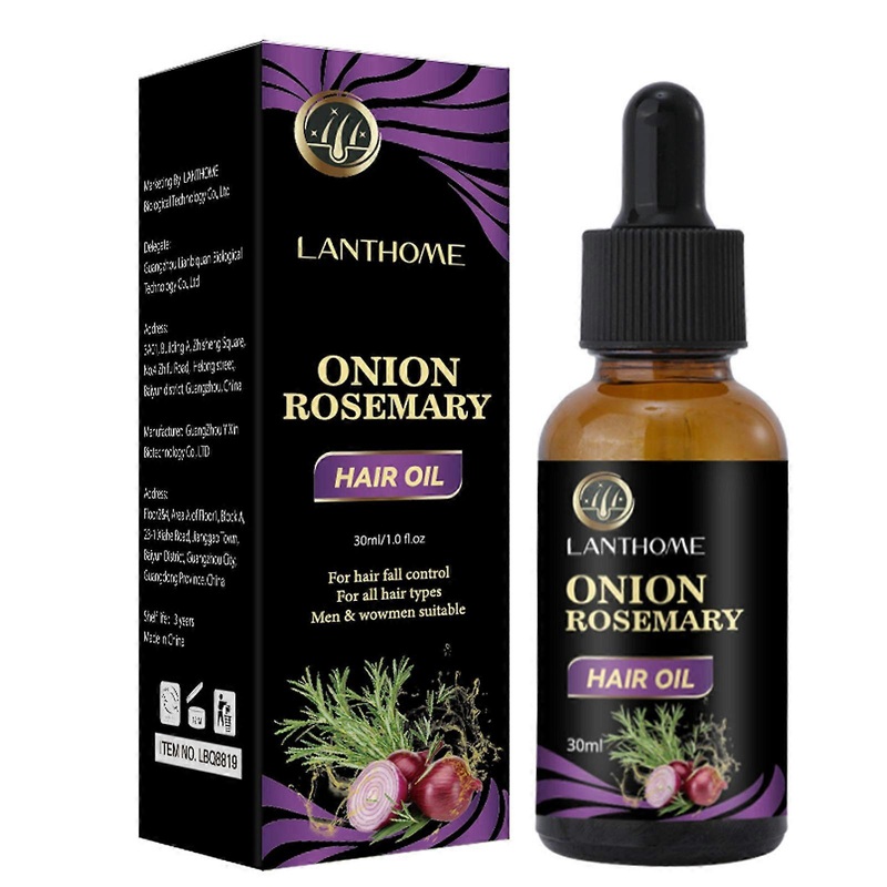 Rosemary Onion Hair Growth Oil Promotes Hair Growth Improve Hair Thickness Suitable for Both Men and Women