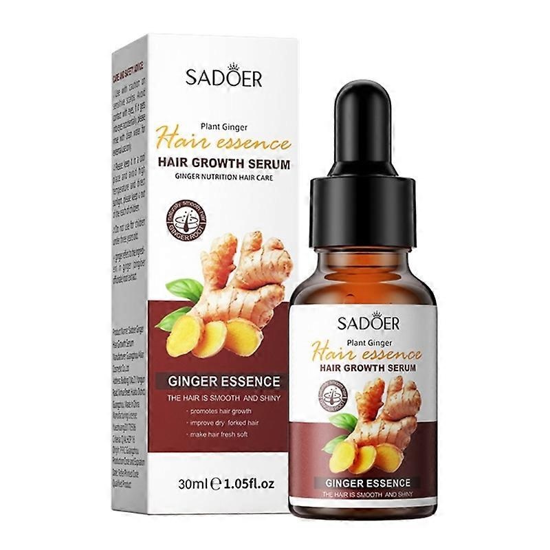 SADOER Ginger Essential Hair Growth Product For Men Women Fast Regrowth Oil