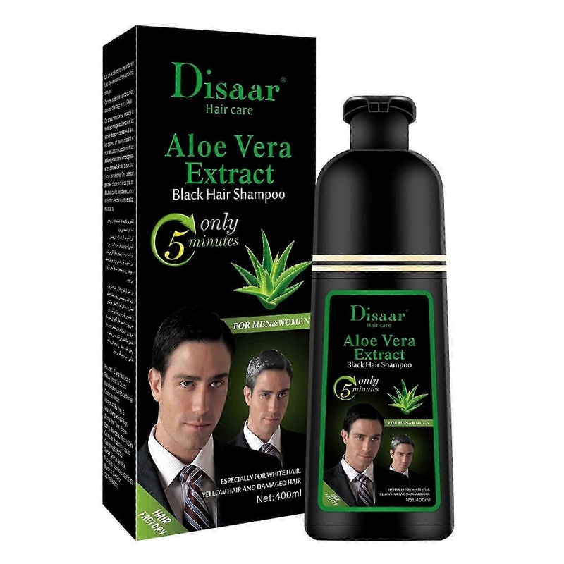 Wash And Blackening, Argan Oil Color Changing Shampoo Nourishes Hair, Dyes And Turns Black 400ml PU5378