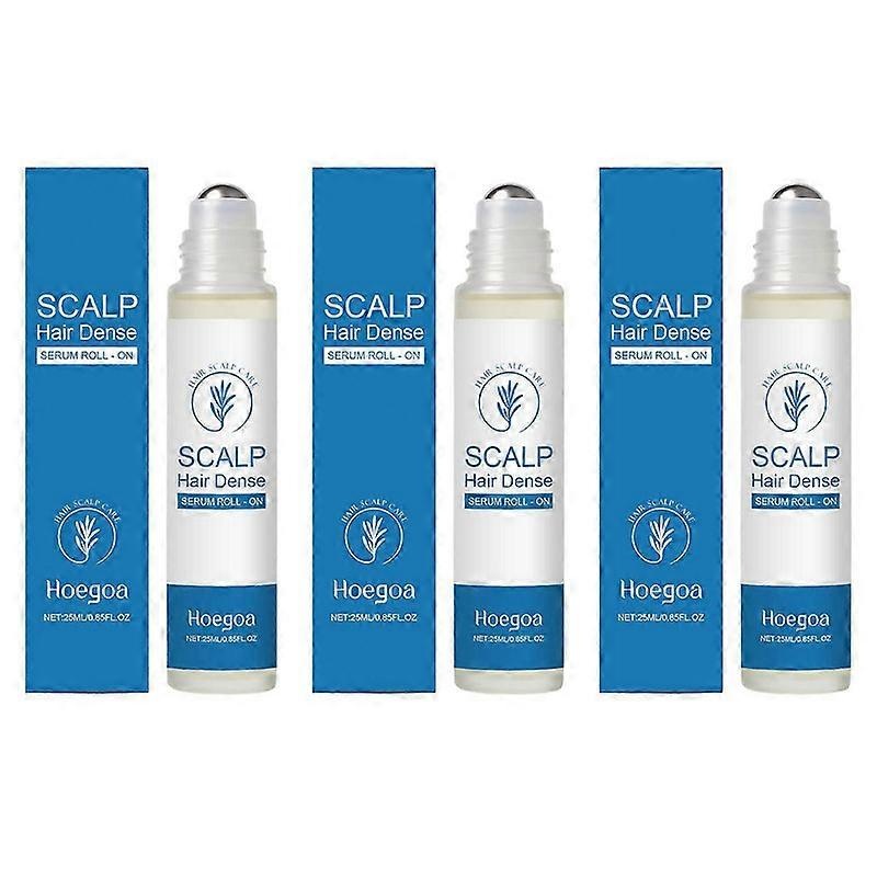 1-3X Advanced Hair Growth Roll-On Serum Rosemary Hair Growth Serum Roll On Prevents Hair Fall Stimulates Hair Follicles
