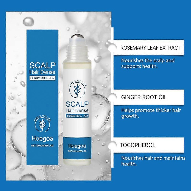 Advanced Hair Growth Roll-On Serum Rosemary Hair Growth Serum Roll On Prevents Hair Fall Stimulates Hair Follicles 25ml