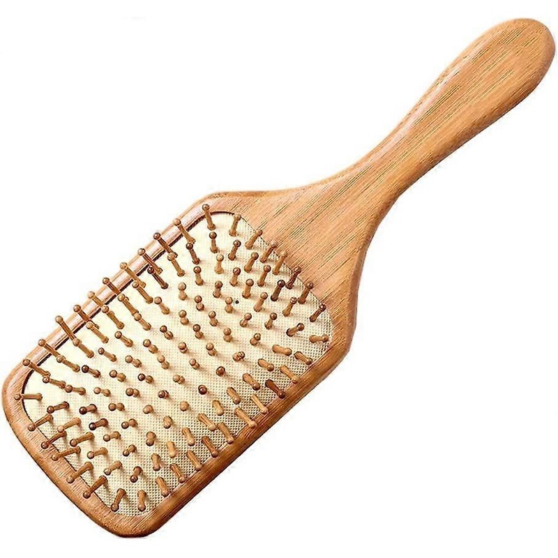 Air Bag Air Cushion Comb Head Massage Scalp Wooden Comb Curly Hair Long Hair No Harm Big Board Bamboo Air Bag Comb 1PCS (Color : C)