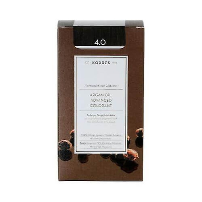 Korres Argan Oil Advanced Colorant with Pigment-Lock Technology 4.0 Brown, 50ml
