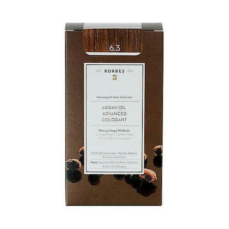 Korres Argan Oil Advanced Colorant with Pigment-Lock Technology 66.46 Intense Burgundy Red, 50ml