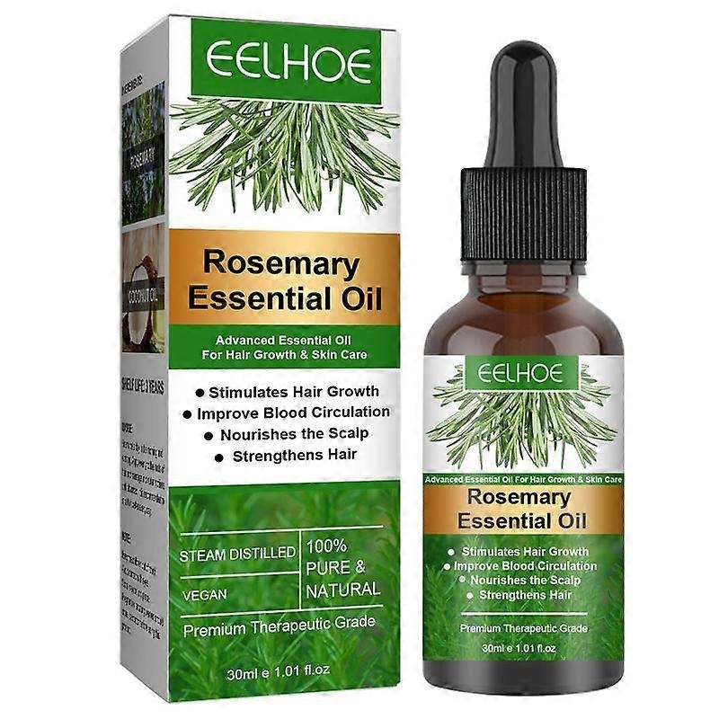 Rosemary Hair Growth Oil Kit, Organic Scalp Strengthening Treatment, Nourishing Shine Serum, Vegan Hair Care Set, Non-GMO Verified