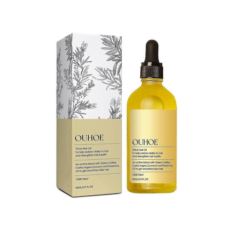 Rosemary Hair Oil – Repair & Nourish Dry, Damaged Hair with Coconut & Coffee Extract – 60ml
