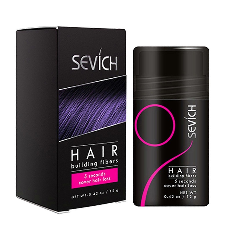 SEVICH 12g Hair Building Fiber Plant Dense Hair Instant Thick Full Hair Fiber Powder Conceal Hair Loss