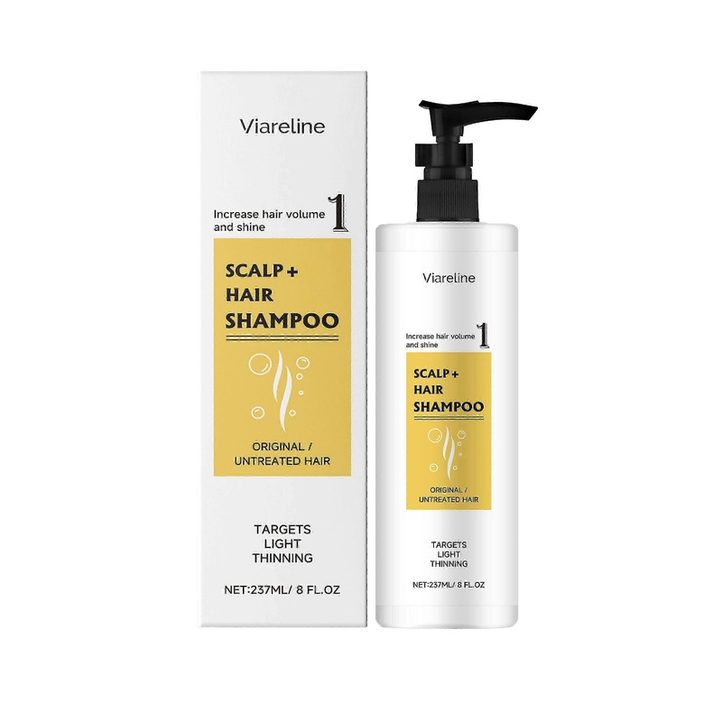 Viareline amino acid shampoo deeply moisturizes, cleanses, nourishes and cares for hair, leaving it smooth and silky