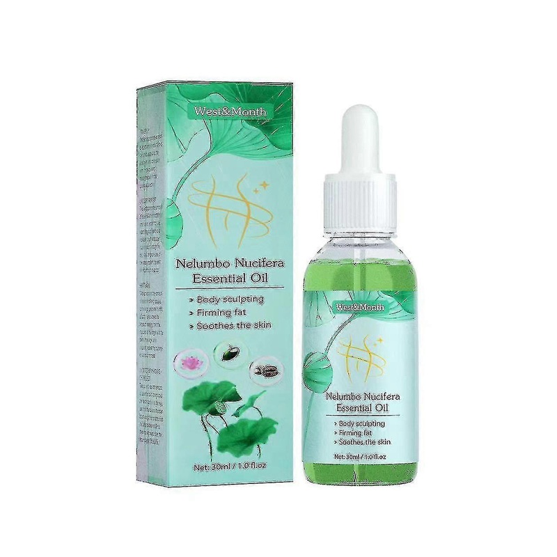 West & Month Lotus Leaf Slimming Essential Oil Body Care Qin Honey Plant Extract Enjoy Fat And Thin Light Total Body Lift