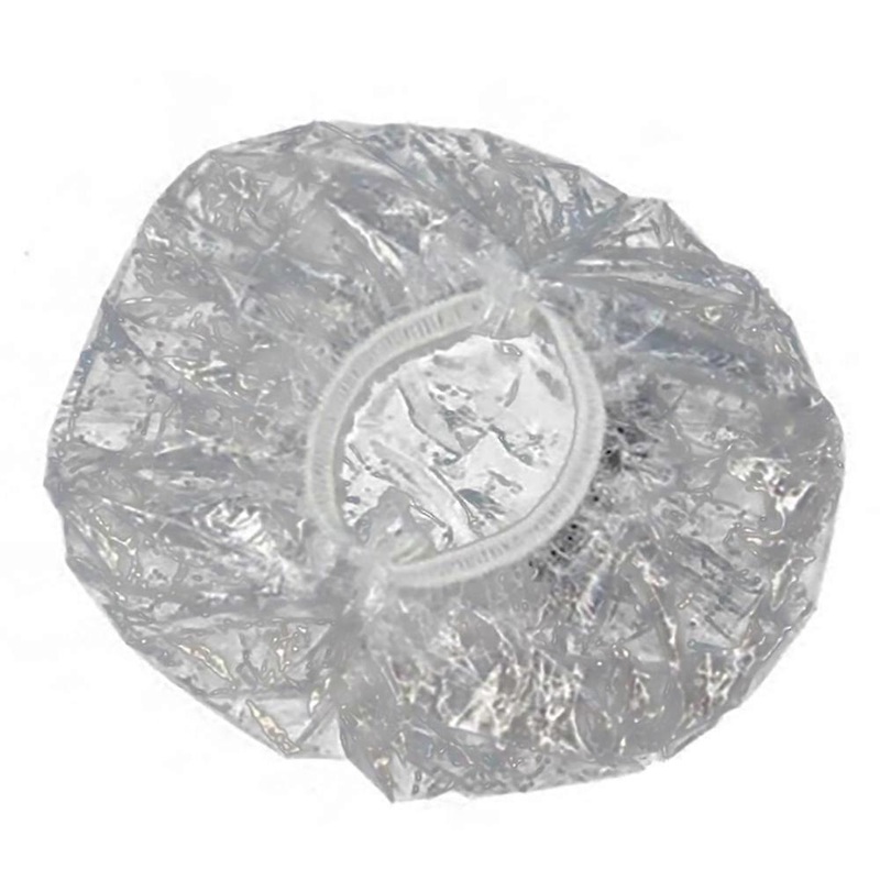100pcs Clear Earmuffs Shower Waterproof Hair Coloring Ear Protector Cover Caps