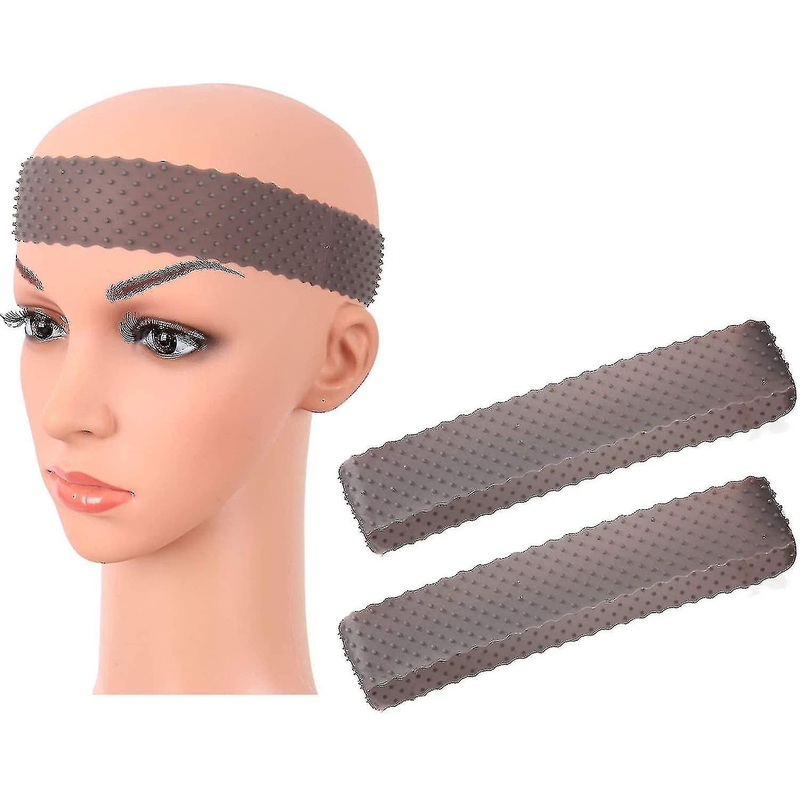 2 Pack Silicone Grip Wig Band, Non-slip Wig Bands Seamless Wig Band –