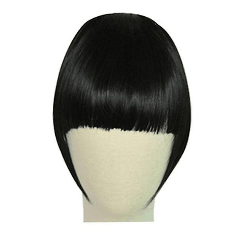 2xHeat Resistant Synthetic Hair Bang Clip In On Bang Fringe Hair Extension 01