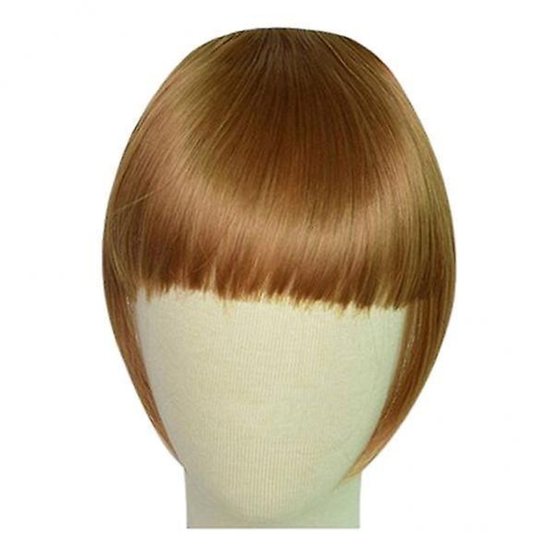 2xHeat Resistant Synthetic Hair Bang Clip In On Bang Fringe Hair Extension 06