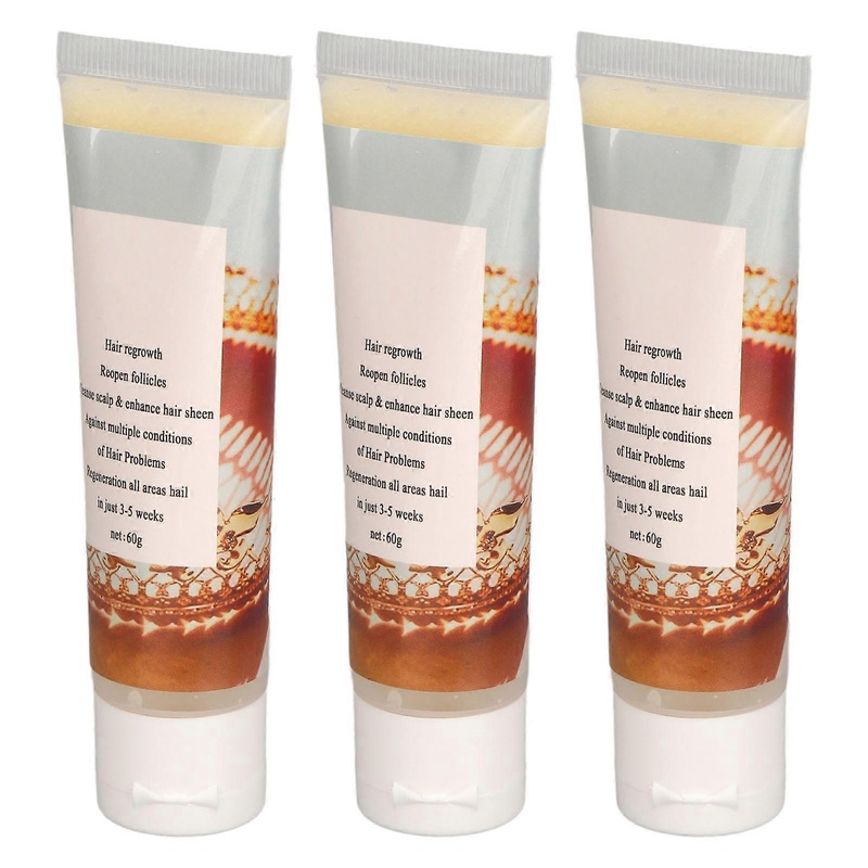 3Pcs Scalp Scrub Hair Exfoliator Maintenance Care Hair Growing Scalp Scrub for Scalp Treatment 60ml