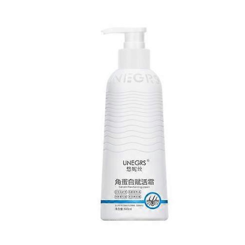 KERATIN REVITALIZING CREAM CONDITIONER Keratin Revitalizing Cream One  Smoothing Conditioner Improves Dryness And Frizz300mL*2