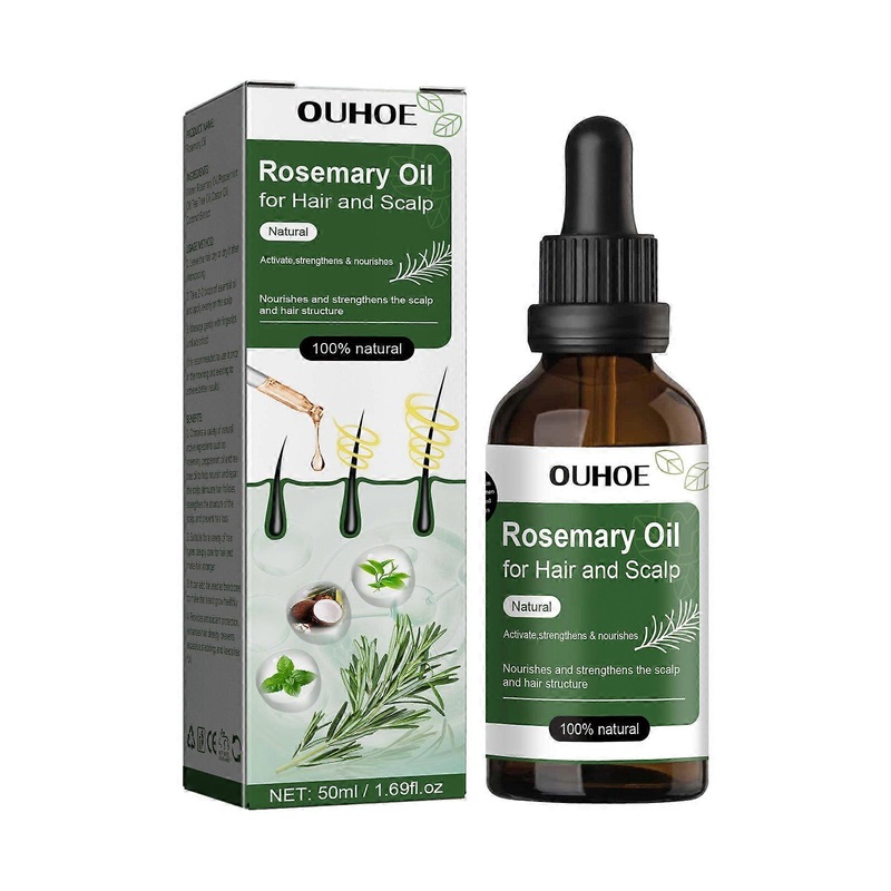 Ouhoe Rosemary Oil For Hair And Scalp Fast Rosemary Black Seed Essential Oils Oil Spray For Hair Care And Growth