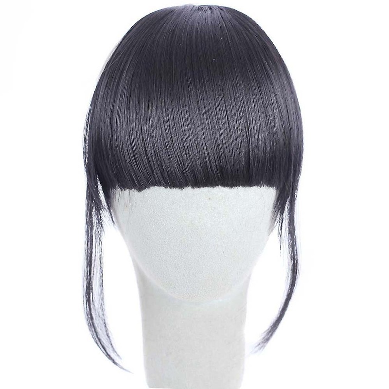 Pretty Girls Clip On Clip In Front Hair Bang Fringe Hair Extension Piece