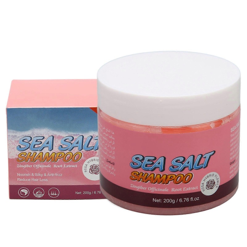 Sea Salt Shampoo Water Oil Regulation Mild Nourishing Dandruff Removal Scalp Scrub 200g