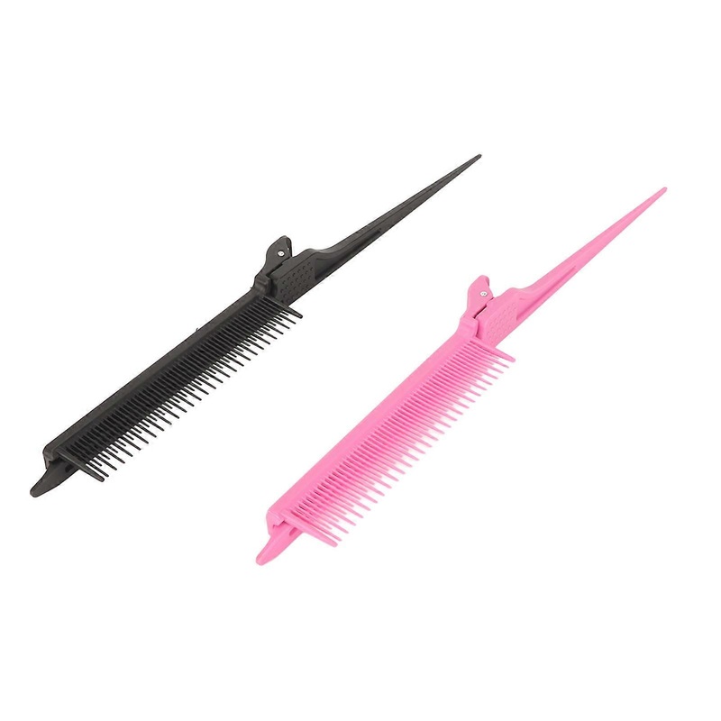 Tail Clip Comb Rounded Comb Teeth Ergonomic Slip Resistant Lightweight Comfortable Grasp for Home Hair Salon