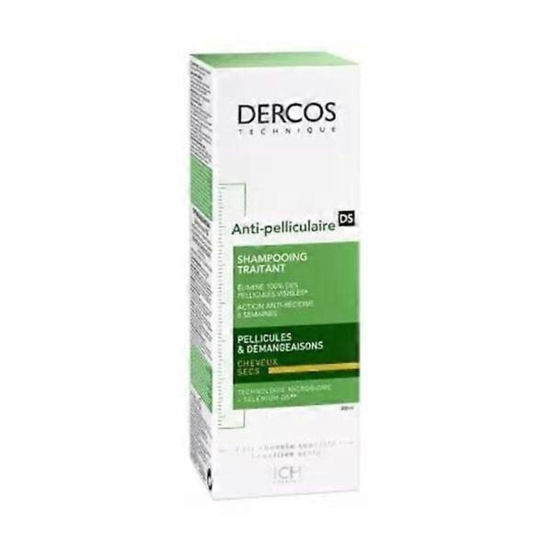 VichyDercos Anti-Dandruff DS Shampoo Treatment Dry Hair 200ml