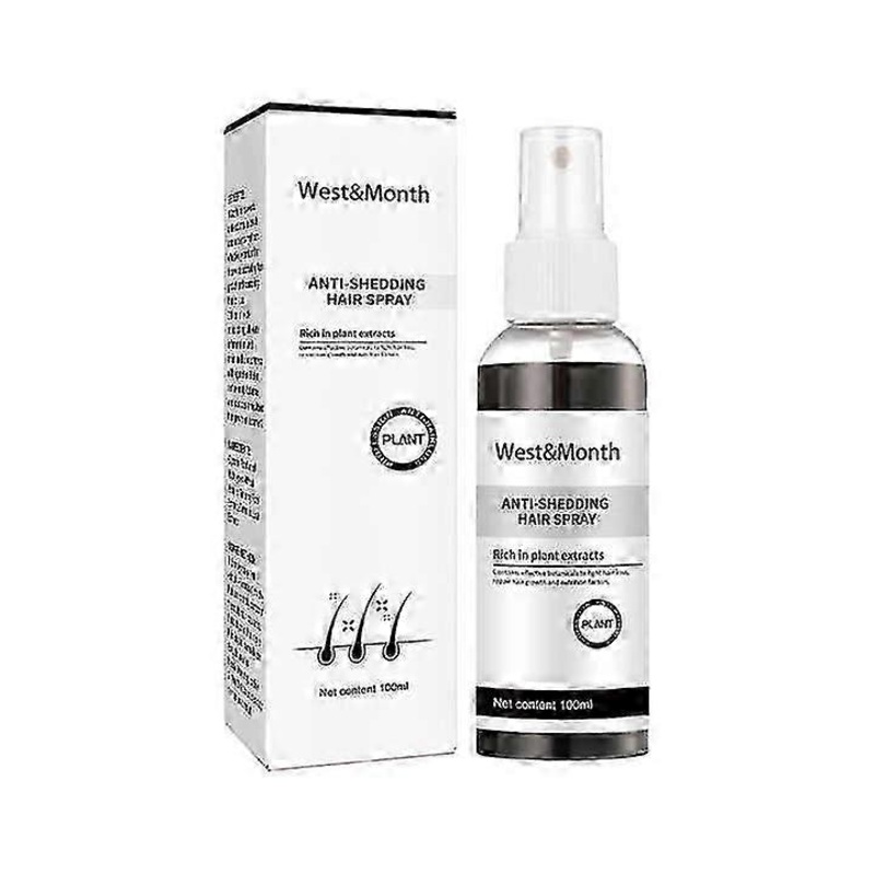 West & Month anti-hair loss spray improves hairline, thickens hair, strengthens hair, nourishes hair roots and moisturizes hair