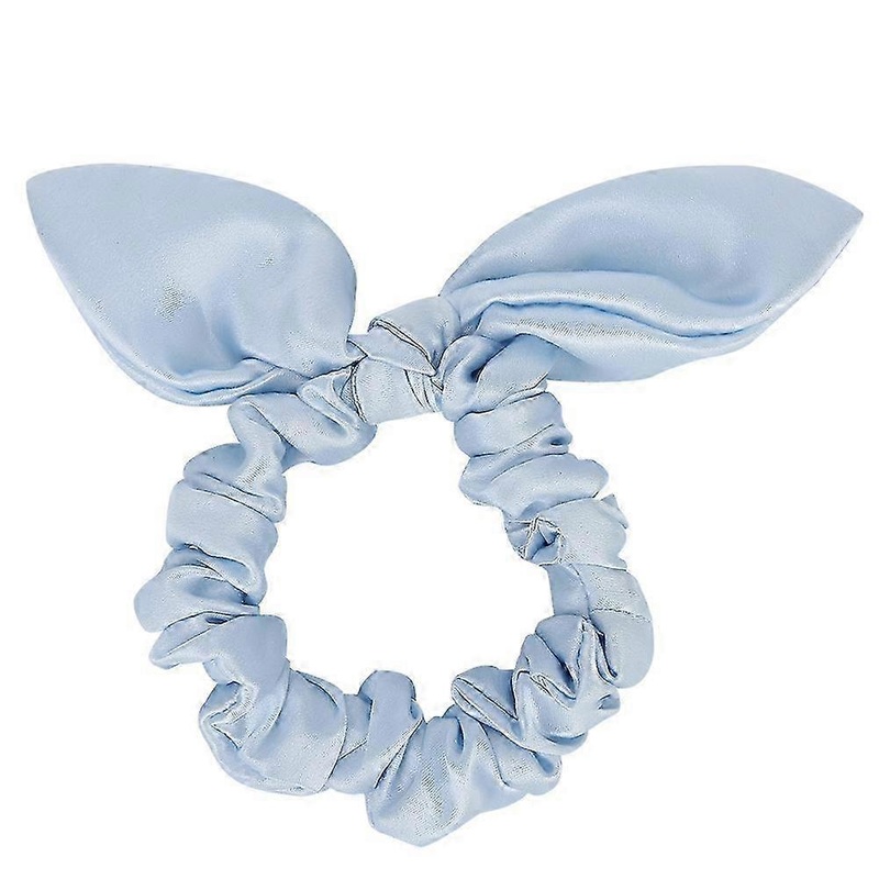 Women Silk Elastic Ponytail Hair Bands Holder Scrunchies Headbands Hair Accessories (30mm x 5cm)