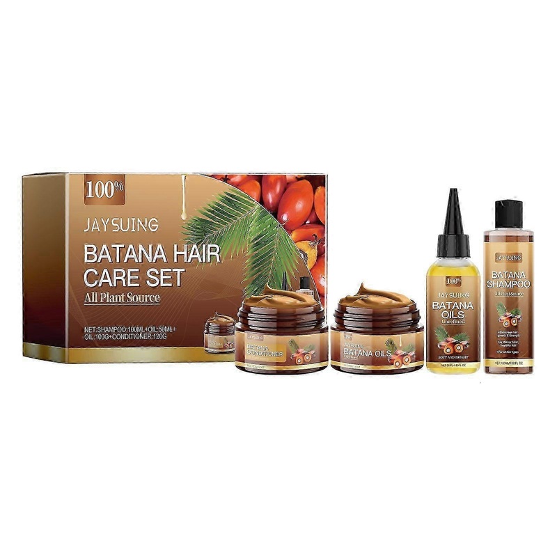 Batana Hair Care Pack for Moisture Boost, Damage Repair and Nourished Shine