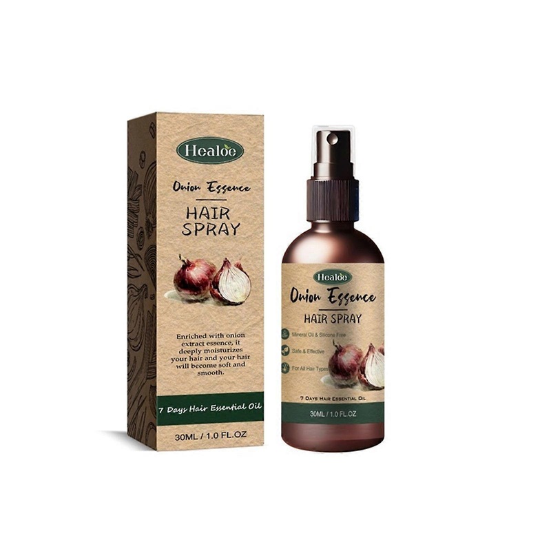 Brown Spray Oil For Hair Growth Serum Enriched With Black Seed Oil Control Hair Loss Promotes 30ml