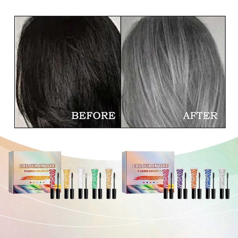 Temporary Colored Hair Dye: DIY long-lasting, healthy and colorful hair color.