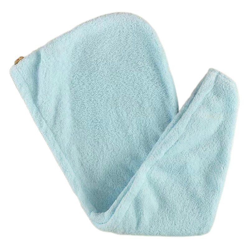 Warkul Hair Drying Hat with Button, Super Absorbent Quick Dry for Curly Long Thick Hair, Double Layer Head Wrap for Women Girls 2025