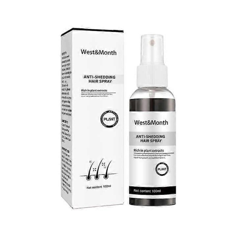 West & Month anti-hair loss spray improves hairline, thickens hair, strengthens hair, nourishes hair