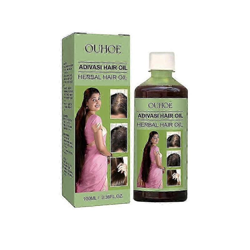 1-3X 100ml Herbal Hair Oil Refreshing Non-greasy Essential Oil For Hair Growth