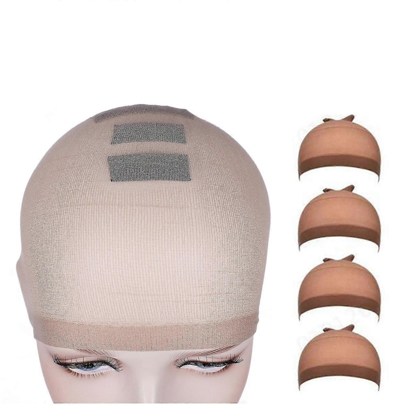 12pcs Stocking Wig Caps Unisex Nylon Stretchable Mesh Wig Cap Hair Care Kits