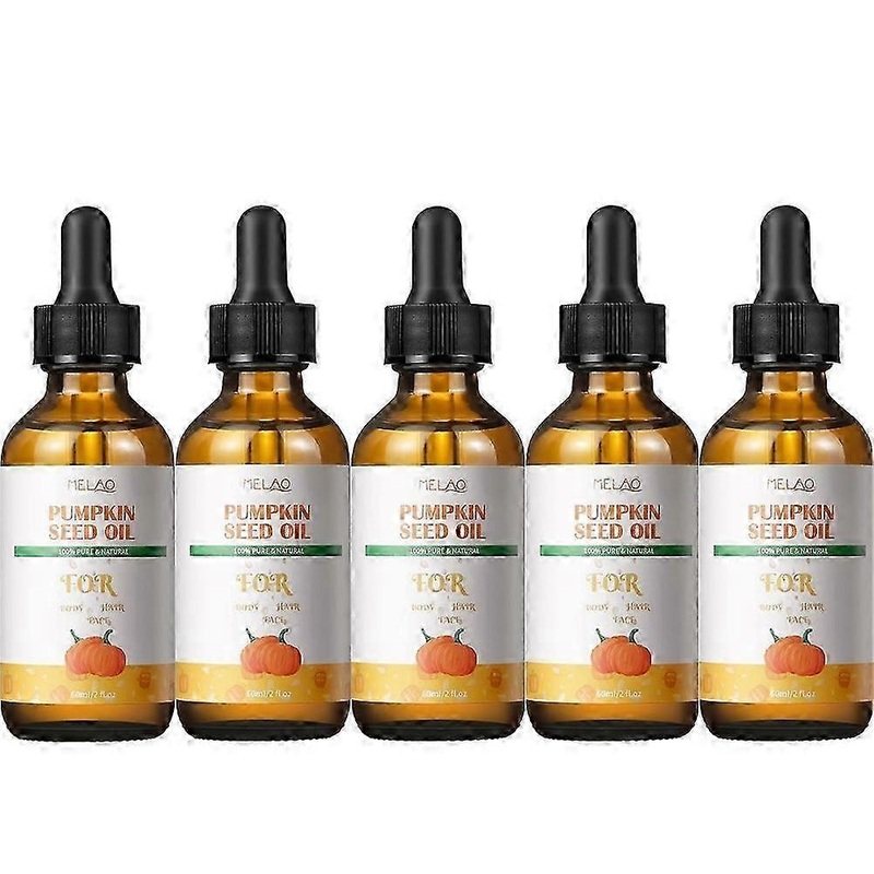 2025 Pumpkin Seed Oil for Hair Growth, Organic Cold-Pressed Pumpkin Seed Oil, Scalp Oil for Thicker, Stronger Hair, Hair Growth Oil for Women & Men