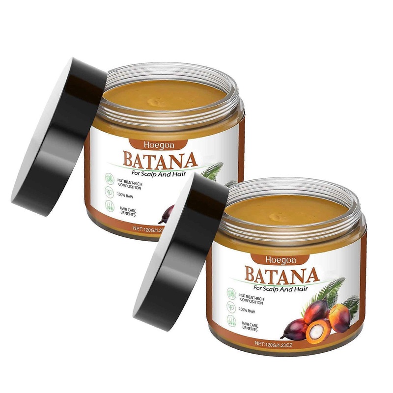 2PCS Hair Growth Oil Batana Extracts Oil Hair Care Oil Elevates Hair Resilience Reduce Breakage 2x120g